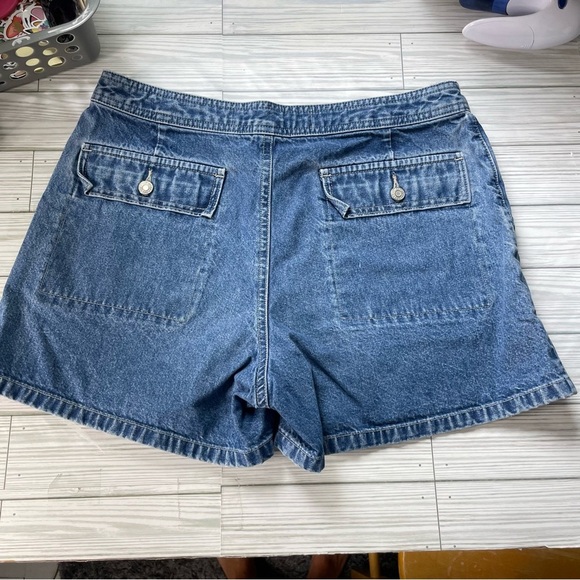 Gap Drawstring jean shorts women’s size 12 - Picture 4 of 4